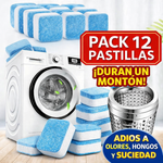 PASTILLAS LIMPIA LAVADORA (PACK x12)