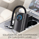 COMPRESOR DE AIRE PORTÁTIL 12V 🚗 — Inflá tus llantas en minutos sin depender de talleres ni gasolineras