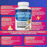 2 x 1 Magnesio Complex™ 8 en 1 - Contiene 90 Cápsulas